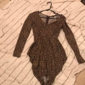 Cheetah print dress